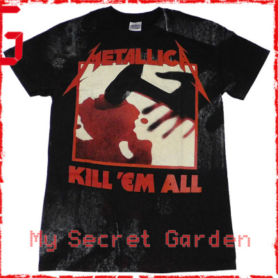 Metallica -  Kill 'Em All  All Over Print Official T Shirt ( Men S ) ***READY TO SHIP from Hong Kong***